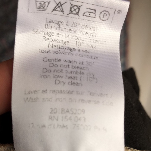 Sezane Francky trousers pants zebra M 38FR - Picture 9 of 9